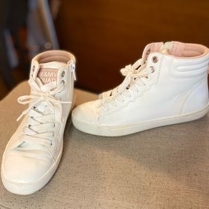 H&M high top white shoes - size 6.5